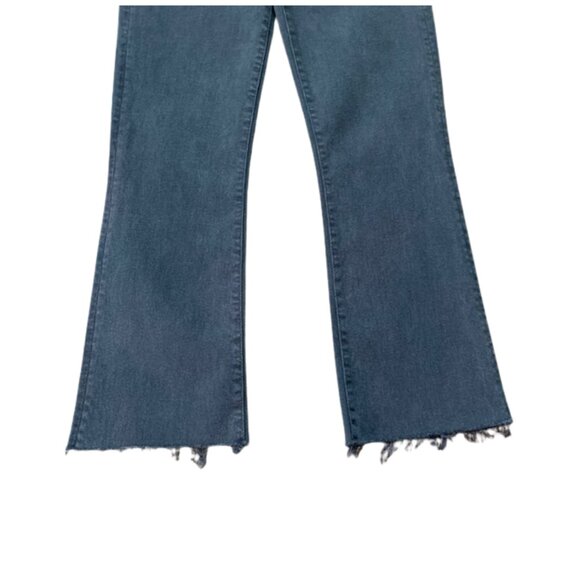 MOTHER Hustler Ankle Fray Distressed Jeans in SECOND CHANCE, SIZE 24 - Picture 7 of 14